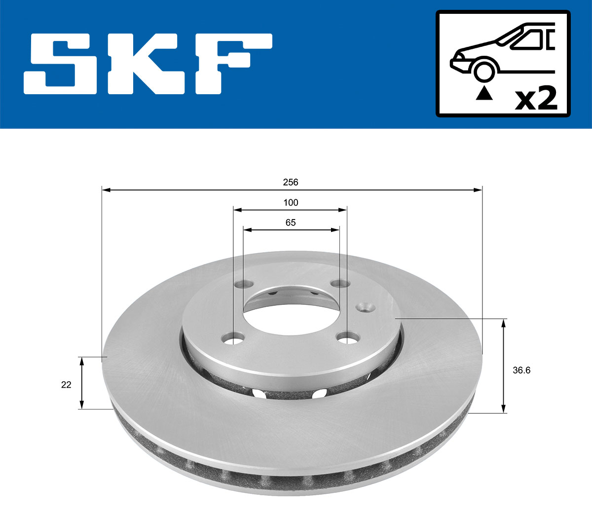 SKF VKBD 80096 V2 Disc frana